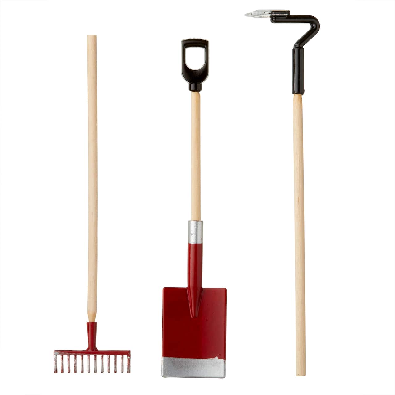 12 Pack: Mini Garden Rake, Hoe & Shovel by Make Market®